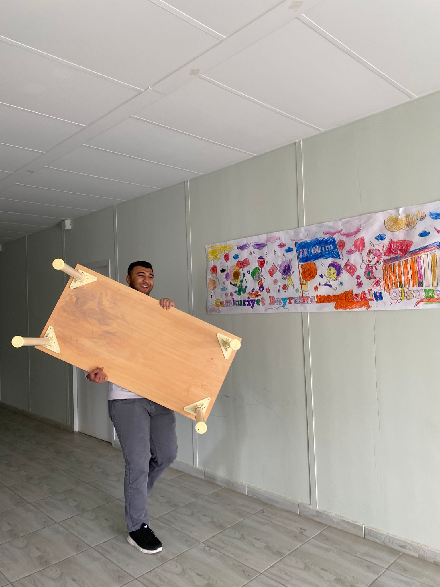 Pazarcık MYO’dan Gelişim Anaokuluna Taşınma Desteği